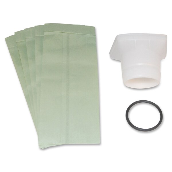 Disposable Bag Adaptor Kit, Green/White